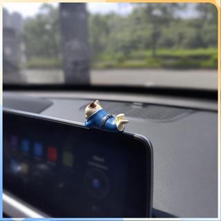 (COD) Đồ trang trí nội thất ô tô dễ thương Đồ trang trí mèo Mini Nhân vật hành động Bảng điều khiển tự động Gương chiếu hậu Trang trí phụ kiện ô tô