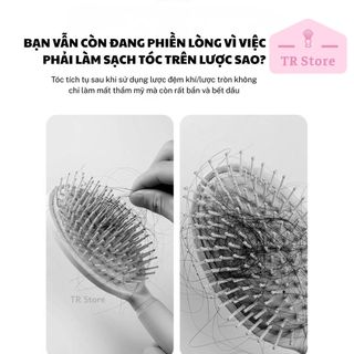 50 Lưới Bọc Lược Vệ Sinh Tóc Thông Minh - Miếng Lưới Lót Giúp Loại Bỏ Tóc Rụng Nhanh Chóng