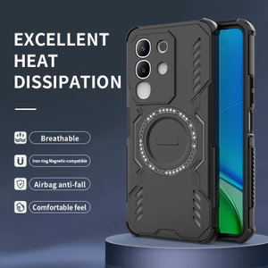 Ốp lưng Vivo Y29 Vòng từ tính Vỏ tản nhiệt chống rơi cho Vỏ điện thoại Vivo Y29 4G