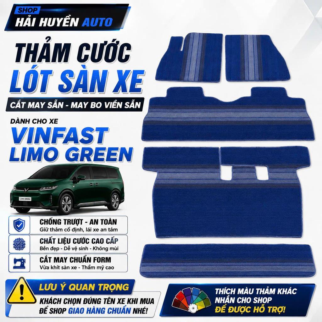 [Limo green] Thảm lót sàn xe Limo green cắt may sẵn chuẩn theo form nguyên zin và form đã có khuôn nhựa đúc tpe
