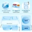 VIC Di Động Đồ Ăn Nhẹ Tổ Chức Chất Liệu Silicon Không Độc Hại Phần Chia Giữ Riêng Biệt Thích Hợp Cho Công Việc Đi Học