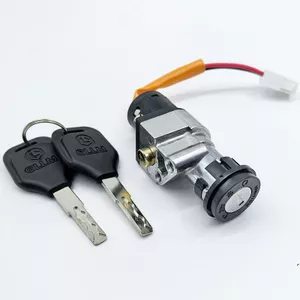 Xiaosha Xe Điện Khóa Điện Zhongsha Khóa Cửa Điện Pin Ô Tô Cửa Điện Cong Khe Cắm Chìa Khóa Khóa Đơn Vòi Khóa Phụ Kiện