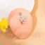 ECK Thời Trang Bướm Rốn Nhẫn Dành Cho Nữ Cô Gái Tinh Tế Zircon Pha Lê Bụng Nút Nhẫn Gợi Cảm Bụng Xuyên Cơ Thể Trang Sức Quà Tặng HOT