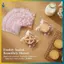BVY Rõ Ràng Tự Dính Túi Bánh Quy 100 Chiếc Hoa Thiết Kế Bông Tuyết Kẹo Bánh Nougat Túi Đựng Đồ Dùng Tiệc Làm Bánh.