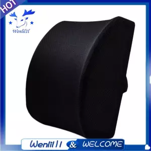 Memory Foam Ghế Ghế Thắt Lưng Hỗ Trợ Đệm Gối Cho Xe Ô Tô Gia Đình-Mesh