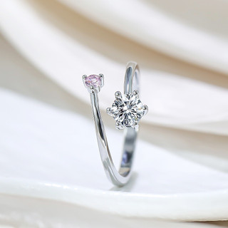 Women's Moissanite Wedding Ring, adjustable by ladybox.vn