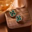S925 Cổ Điển Phù Hợp Với Ánh Sáng Sang Trọng Bốn Lá Cỏ Ba Lá Nhiều Màu Sắc Zircon Bông Tai Thời Trang Sáng Tạo Thiết Kế Độc Đáo Bông Tai Hoa Nữ 2026-6-1