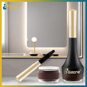 BVY BSIMONE 5g Thuốc nhuộm không khí lâu trôi Brows Gel Brown Kem dưỡng lông mày tăng cường không thấm nước Trang điểm màu nâu Lông mày dạng lỏng.