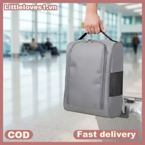 Littleloves1 Túi đựng giày bóng đá Chất liệu vải Oxford Thoáng khí Nhẹ cho thể thao ngoài trời Lưu trữ du lịch VN