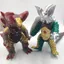 Mô hình đồ chơi quái vật cao su mềm lớn Godzilla Big Skeleton Godzilla Lightning Killer Doll Bellia Red Chiều cao 17cm