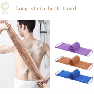 ROLY Tẩy Tế Bào Chết Bọt Biển Tắm Chà Dây Chà Cơ Thể Massage Có Dây Kéo Bền Tắm Lưng Chà