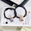 Hoạt Hình Dễ Thương Labu Vải Đầu Cặp Đôi Bạn Gái Bạn Trai Dây Buộc Tóc Ngọt Ngào Cao Co Giãn Bé Gái Vòng Tay Cao Su