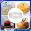 4 Vòng Tròn Porous Tart Vòng Đáy Tháp Bánh Khuôn Chịu Nhiệt Đục Lỗ Bánh Mousse Nhẫn, 10cm