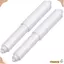 Con lăn đựng giấy vệ sinh CHEESELY, Con lăn giấy vệ sinh thay thế màu trắng bằng nhựa, Cần thay thế trục chính có tải lò xo Nhà vệ sinh