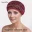 AqToCna Lưới Rỗng Móc Tóc Lưới Dệt Mũ Bonnet Mũ Ngủ Mũ Ngủ Cho Nữ Tóc Giả Đầu Bao Phụ Kiện Ngủ AqToCna