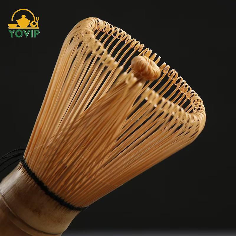 YOVIP Tre Phong Cách Nhật Bản Matcha Đánh Trà Bàn Chải Trà Phụ Kiện Để Làm Trà Matcha 120 Prongs VN
