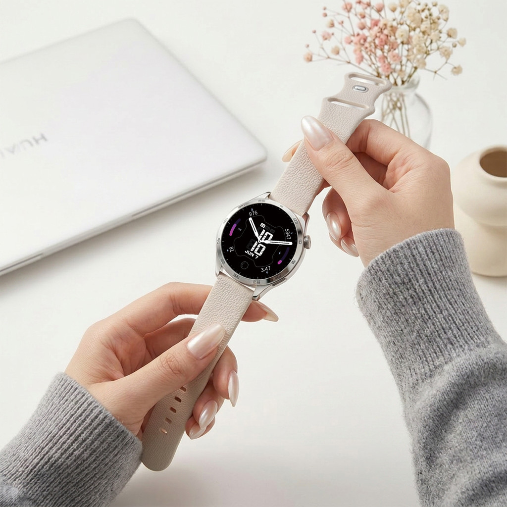 Dây đeo silicon 20mm 22mm cho Huawei Watch GT6 5 Pro 46mm 42mm cho Samsung Galaxy Watch 7 6 5 4 40mm 44mm vòng đeo tay
