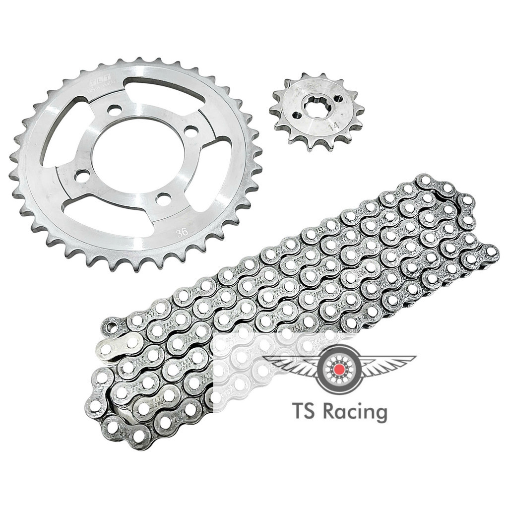 Bộ nhông sên đĩa NSD xích sên TLT thái lan wave nhỏ - w zx - w thái 110 - dream thái-việt-SP (Trắng 428S 14-36-102L)