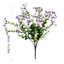 {WELV}Artificial Morning Glory Durable Plastic Build Realistic Design Stunning Realism