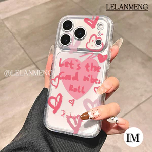 Ốp Lưng Cho Realme C63 C55 C15 C20 C21Y C11 C21 C75 C35 C65 C53 C61 C71 Bìa có họa tiết trái tim vẽ tay