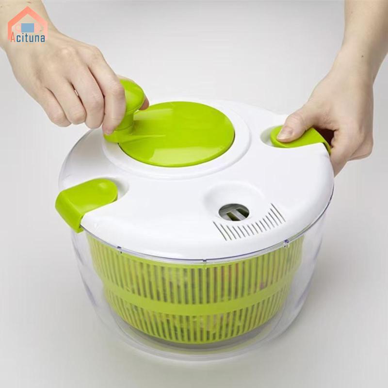 Hướng dẫn sử dụng Máy sấy Salad Đế chống trượt Bát lọc Dụng cụ nhà bếp Mở đầy lớn