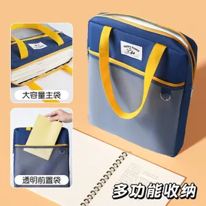 Little Monster Di Động Hướng Dẫn Túi Học Sinh Tiểu Học Về Nhà Hướng Dẫn Túi Dây Kéo Vải Tote Túi Đựng Sách Dung Tích Lớn 6.11