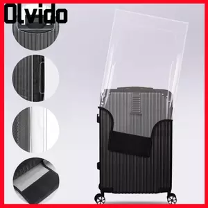 Vỏ bảo vệ hành lý OLVIDO, Vỏ hành lý du lịch chống nước 20-28 Inch, Vỏ bảo vệ vali chống bụi bằng nhựa PVC chống mài mòn