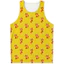 Dễ thương Fox 3D Tank Top Unisex, Áo thun động vật không tay mùa hè, Nhanh khô mềm thoáng khí Áo thường ngày