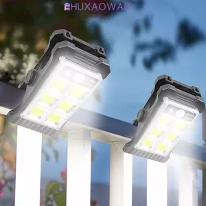 Đèn kẹp năng lượng mặt trời - Đèn sân vườn LED 3 chế độ, chống nước, siêu sáng , cảm biến cơ thể