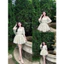ĐẦM REN LÔNG 2 DÂY TRỄ VAI XOÈ BYJOLIE