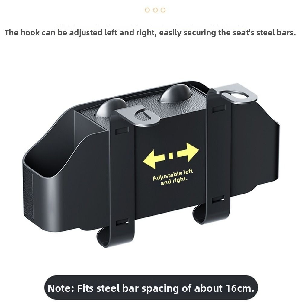LACYES Tựa Đầu Treo Hộp Bảo Quản, Móc Treo Giá Đỡ Điện Thoại Ghế Sau Ô Tô Sắp Xếp, Hiện Đại Với Giá Đỡ Cốc Tiết Kiệm Không Gian Đa Năng Ghế Sau Ô Tô Hộp Khăn Giấy Ghế Sau Ô Tô