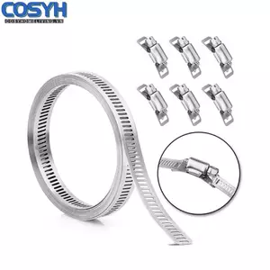 <cosyh>304 Stainless Steel Clamp 12.6mm Width 5 Meters Length For Garden Fence