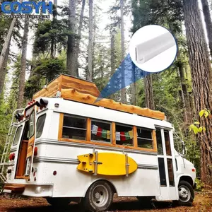 <cosyh>Self Stick Rain Gutter for Roof Drain Diverter For Cars Vans RVs and Boats White