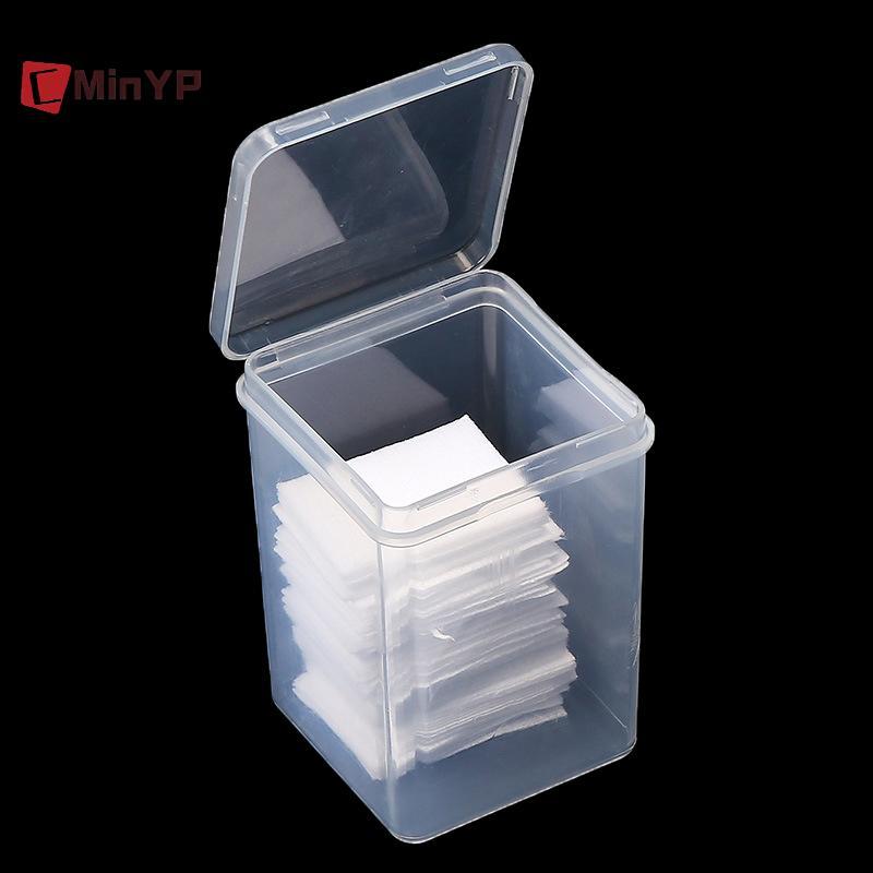 CMinYP Cotton Swab Hộp Bảo Quản Cho Móng Tay Nghệ Thuật Tẩy Khăn Giấy Bông Miếng Dán Móng Tay Nghệ Thuật Dụng Cụ Tẩy Miếng Lót Tổ Chức Vinh Quang