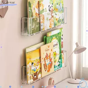 Giá đỡ trưng bày sách ảnh DAYBREAK, kệ treo tường cho sách, lưu trữ tạp chí đọc sách cho trẻ em phía sau cửa