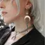 PNPIA- Goth Punk Phong Cách Mặt Trăng Thanh Kiếm Bông Tai Dài Cho Nữ Vintage Trang Sức Quà Tặng Phụ Kiện