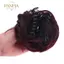 PNPIA- Hoa Bud Head Tóc Giả Vuốt Kẹp Trong Tóc Cho Nữ Lộn Xộn Xoăn Ngắn Tổng Hợp Tóc Chignon Donut Con Lăn