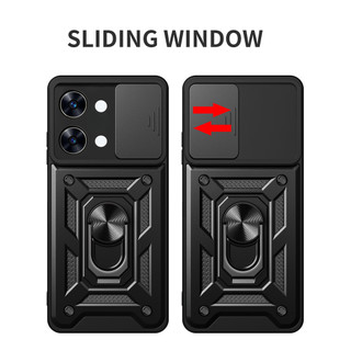 Xiaomi Redmi 15C 4G 25078RA3EA 25078RA3EL 25078RA3EY giá đỡ cửa sổ trượt chống rơi, kết hợp bọc thép, vỏ cứng di động bảo vệ cửa sổ trượt