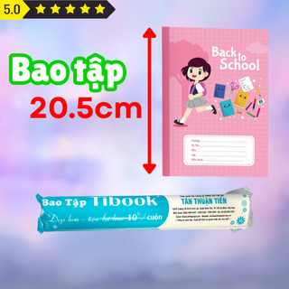 (Xấp 10 Tờ) Túi Kiếng Bao Tập 20.5cm – Bao Sách Chân Trời Sáng Tạo 26.7cm Tibook Cải Cách Tiện Lợi