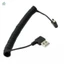Cáp cuộn USB Mini Nam sang Trái Cáp đồng bộ hóa & sạc USB A Nam Thích hợp cho thiết bị mở rộng