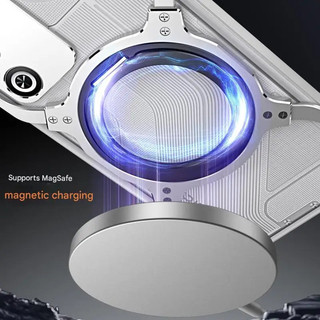 Vỏ giáp kim loại từ tính có thể tháo rời không vành cho ZTE red magic 11 Air / 10 Vỏ bảo vệ ống kính khí