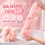 Bông Tắm Lưới Tạo Bọt Kéo Dài 49CM Sợi Nylon Mềm Mại Cao Cấp , Bông Tắm Dài Massage Làm Sạch Sâu