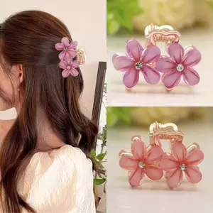 Kim Cương Giả Bên Nổ Pha Lê Công Chúa Hoa Đầu Lưng Tóc Kẹp Nhỏ Phụ Kiện Tóc Phong Cách Mới Kẹp Tóc Mũ Đội Đầu AZDK