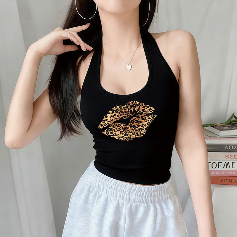 BOOM Áo Baby Tee Nữ Cotton Ôm Body-Áo Thun Ngắn Tay Y2K In Hình PhongCách Mùa Hè, Cổ Tròn Hàng Đầucách hàn quốc phongV83