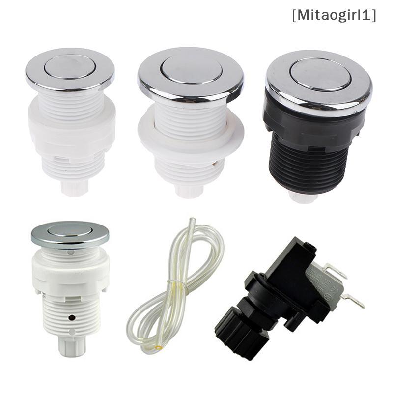 [MG1] Công tắc nút nhấn khí nén 28 / 32 / 34mm cho bồn tắm Spa Whirlpool Xử lý chất thải [Vn]