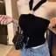 Nhẹ Sang Trọng Dây Tắt Vai Với Thiết Kế Miếng Lót Ngực Pure Desire Phong Cách Thanh Lịch Mùa Hè Đi Lại Mỏng Hơn Nhìn Cao Cấp
