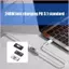 Cinna Metal Tích Hợp USB4 0 Adapter Hỗ Trợ Kết Nối Tốc Độ 80Gbps Đầu Ra Nguồn Điện 240W Bộ Nối USB C Cho Độ Bền Hoa Kỳ