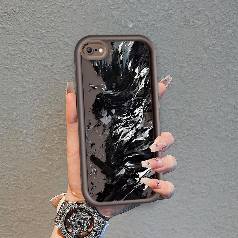 Áp dụng cho iPhone 6 6s 7 8 se2020 Plus Phụ kiện silicon hoạt hình Vỏ điện thoại mềm TPU Yuta Okkotsu Jujutsu Kaisen Sinh viên Angel Eye Ốp lưng chống sốc