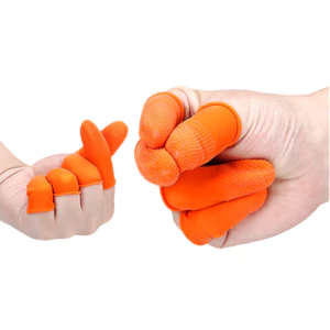 Dùng Một Lần Puff Cao Su Ngón Tay Cots Bảo Vệ Lao Động Đếm Tiền Ngón Tay Cots Công Nghiệp Chống Trơn Trượt Ngón Tay Cots Làm Dày