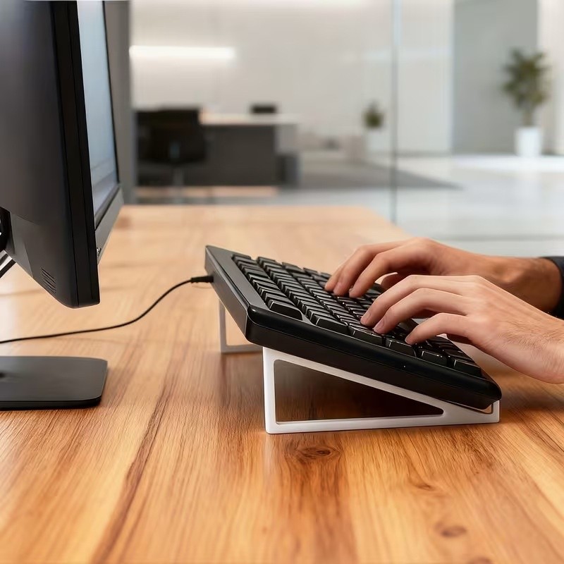 1 Cặp Giá đỡ máy tính xách tay bằng nhựa Riser Thang máy để bàn di động cho PC